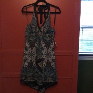 Halter paisley dress